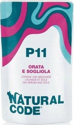 Natural Code P11 Adult Cat Dorade et sole (Adulte, 24 pcs, 70 g)
