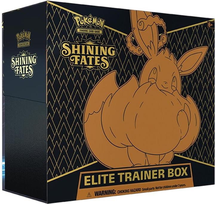 Actual product image Pokémon Shining Fates (English, Elite / Top Trainer Box)