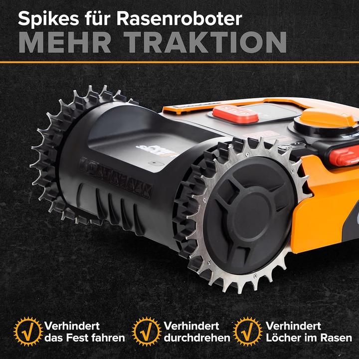 Actual product image Robo Claws Lawn Robot Spikes for Worx Landroid S and M (Weed whacker, Robot mower garage)