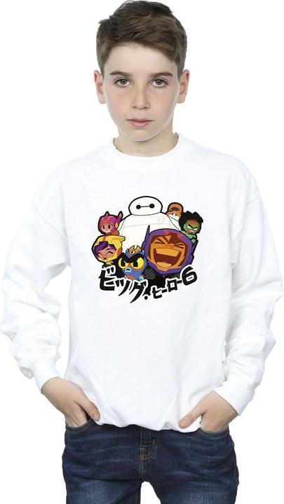 Produktbild Disney Big Hero 6 Baymax Group Manga Sweatshirt Jungen (152, 158)
