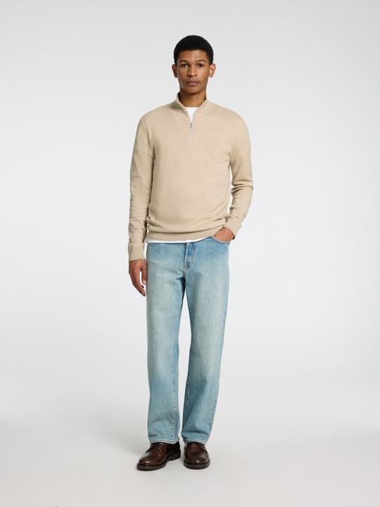 Actual product image Selected Homme Half-zip knitted jumper (XL)