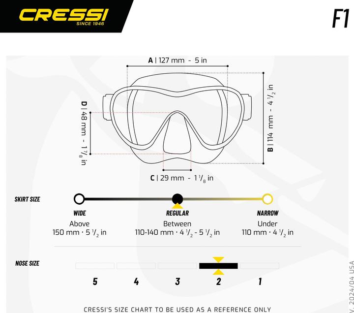 Produktbild Cressi F1