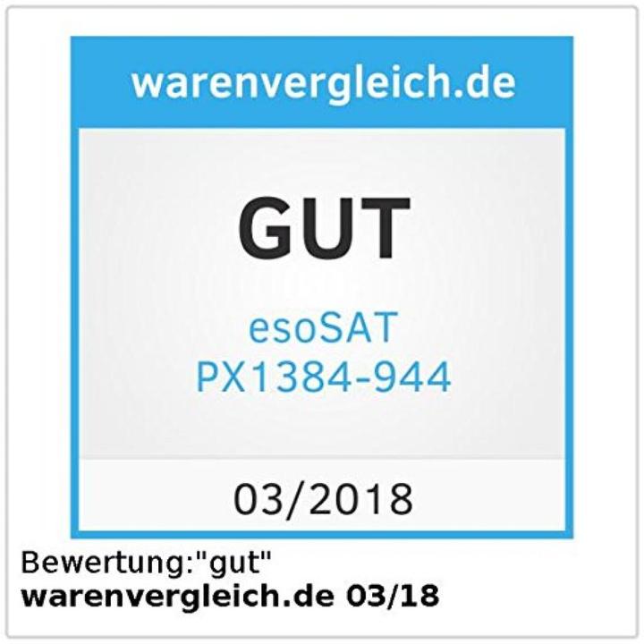 Produktbild EsoSAT Satelliten-Flachantenne mit digitalem Twin-LNB (Flachantenne, 33.70 dB)