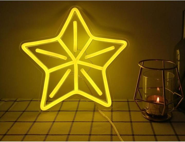Immagine prodotto Vegas Lights LED decorazione luce al neon segno stella di Natale 23 x 22 cm
