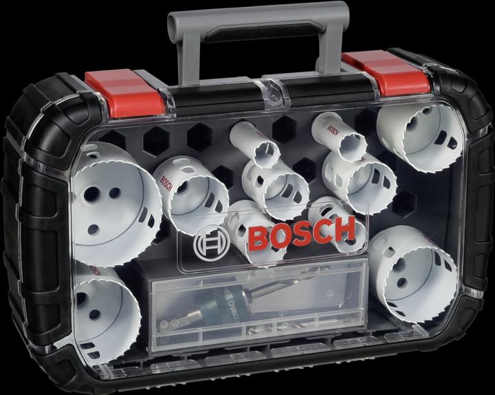 Image du produit Bosch Professional Zubehör Jeu de scies cloche Universal Progressor bois + métal (20 mm, 22 mm, 25 mm, 32 mm, 35 mm, 40 mm, 44 mm, 76 mm, 60 mm, 51 mm, 64 mm)