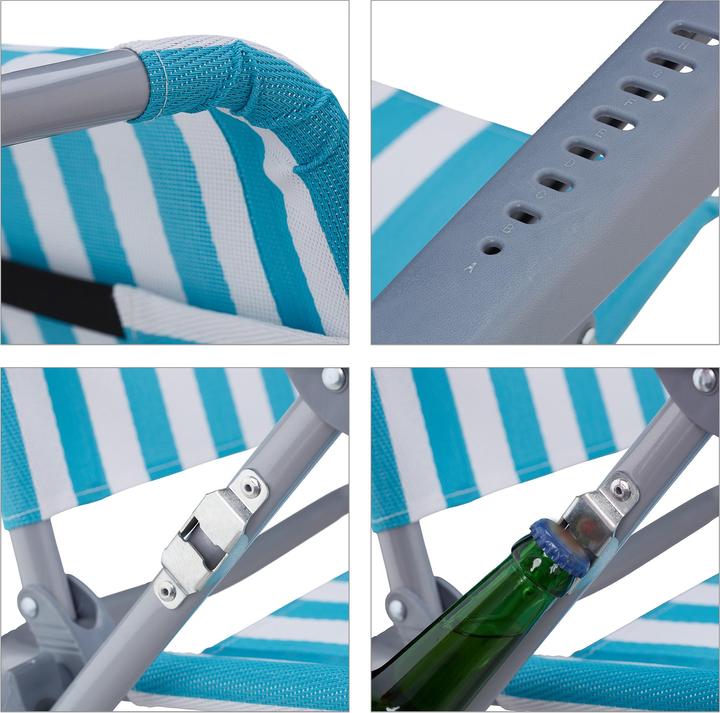 Produktbild Relaxdays Klappliegestuhl (85 cm)