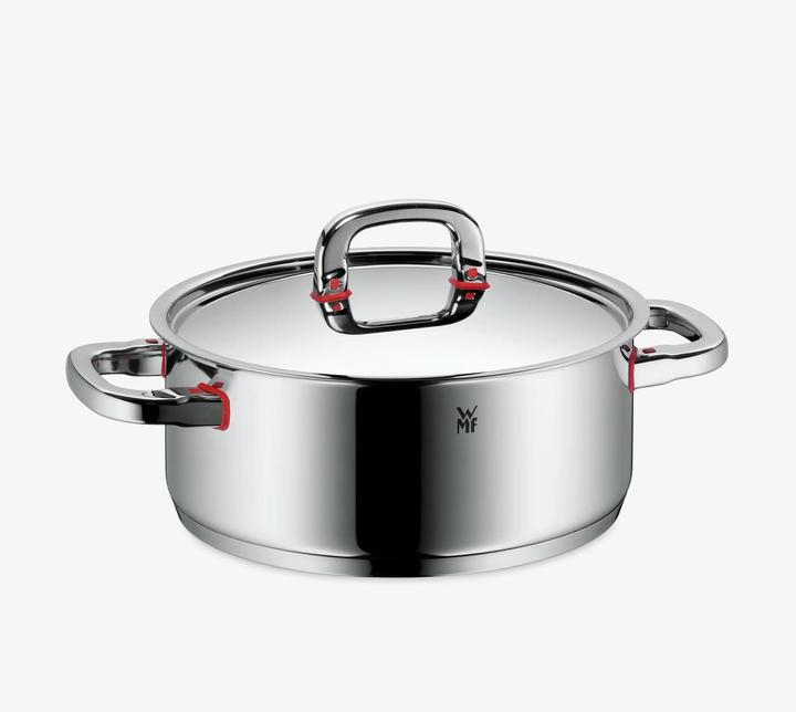 Image du produit WMF Cocotte PREMIUM ONE argentée (20 cm, Cocotte + faitout, Casserole, Acier inoxydable)