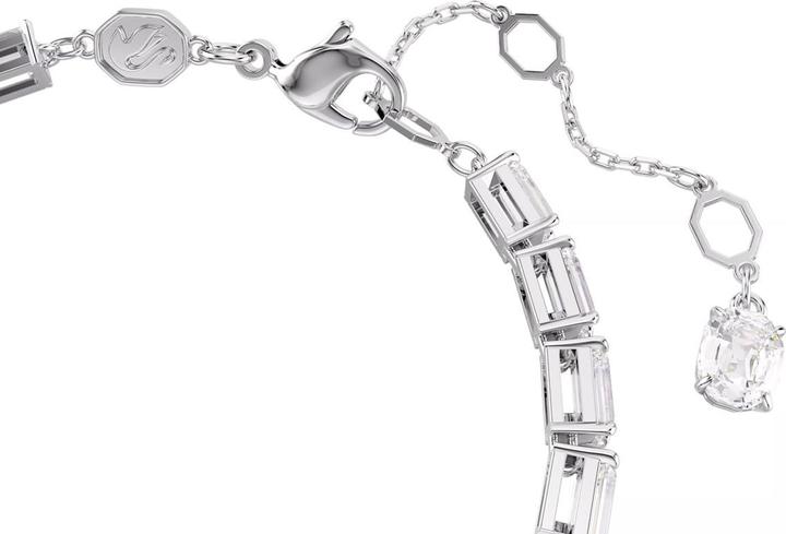 Produktbild Swarovski Matrix Tennis Armband Baguette Schliff Weiss (20.50 cm, Swarovski Metall)