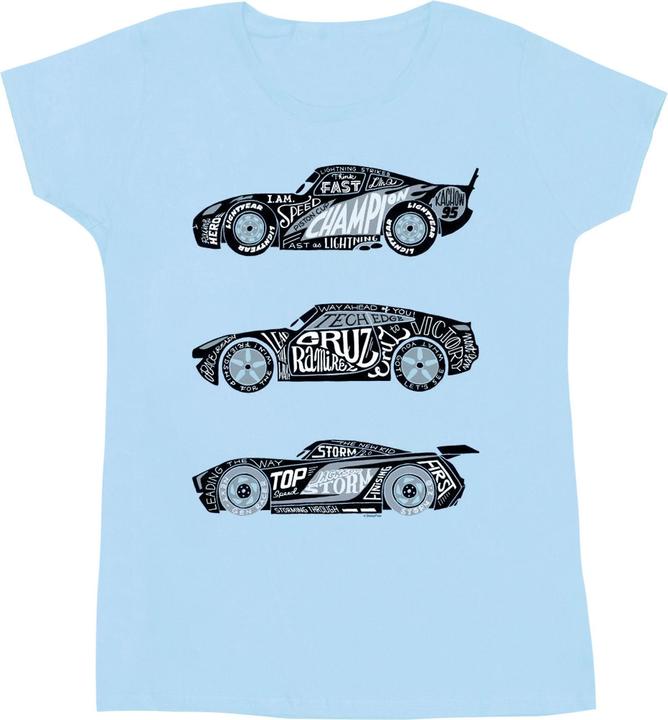 Disney Cars Text Racers TShirt (L)