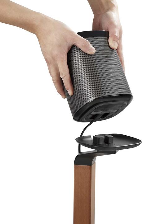 Actual product image Nedis Speaker holder | Compatible with: Sonos® One SL™ / Sonos® One™ / Sonos® PLAY:1™ | Stand | (1 pcs., Wall installation, Height-adjustable)