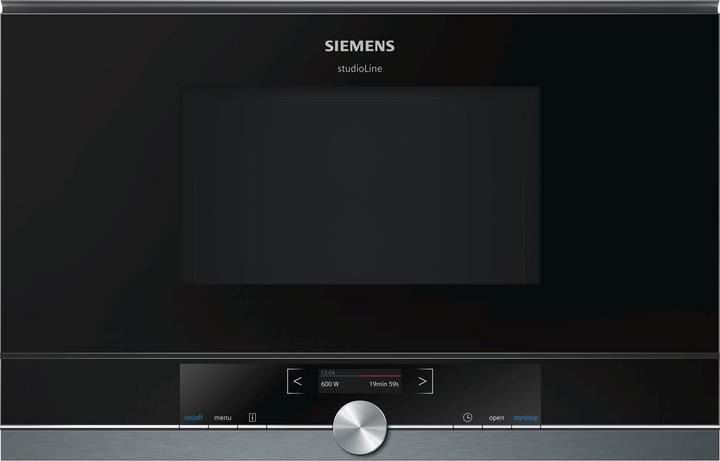 Produktbild Siemens BF834RGB1 iQ700 Einbau-Mikrowelle Schwarz Edelstahl