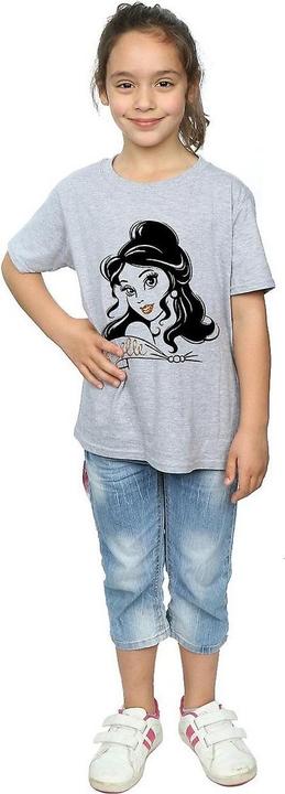 Actual product image Beauty And The Beast Girls Belle Sparkle T-Shirt (140, 146)