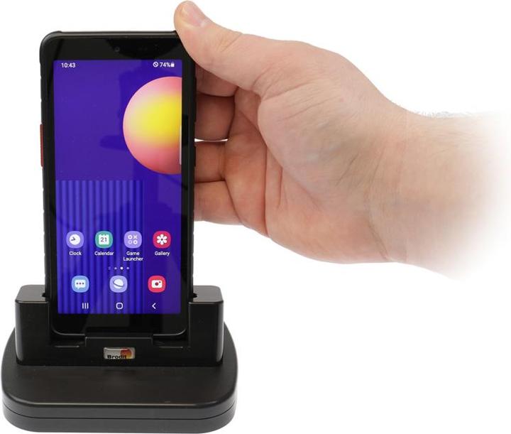 Image du produit Brodit 216368 Chargeur de bureau 1 compartiment pour appareil mobile Samsung Galaxy Xcover 5 Noir (5 W)