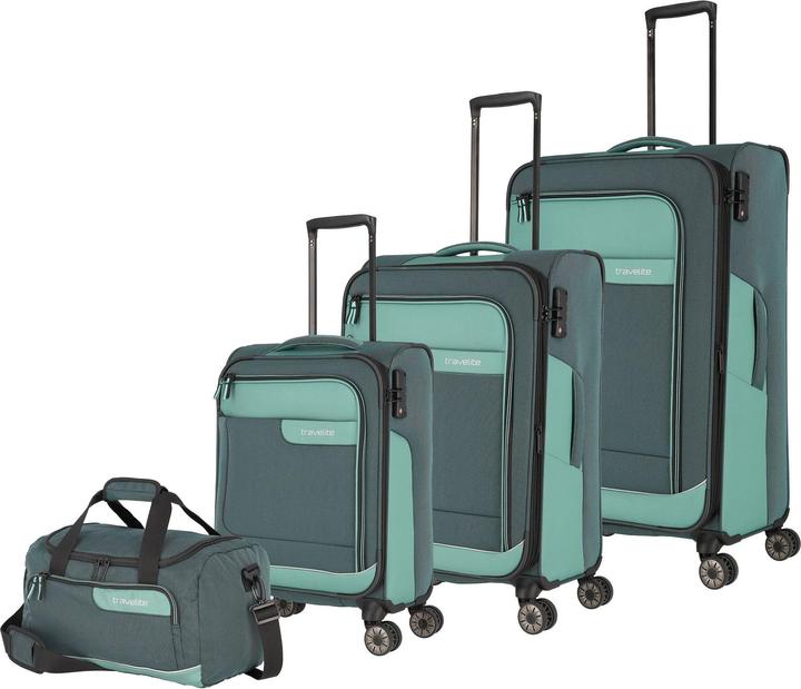 Actual product image Travelite VIIA 4-wheel suitcase set 4 pcs. (195 l, XL (from 140l))