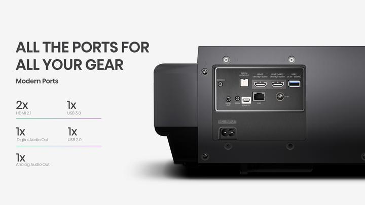 Actual product image Hisense PX1-PRO (4K, 2200 lm, 0.25:1)