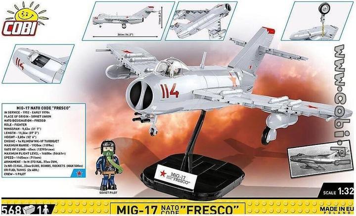 Produktbild Cobi Kampfflugzeug Bausatz MIG-17 Fresco