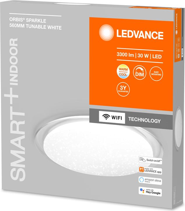 Actual product image Ledvance Smart Orbis Sparkle (2400 lm)