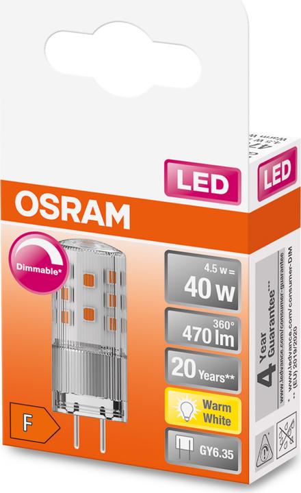 Produktbild Osram Led Pin (GY6.35, 4.50 W, 470 lm, 1 x, F)