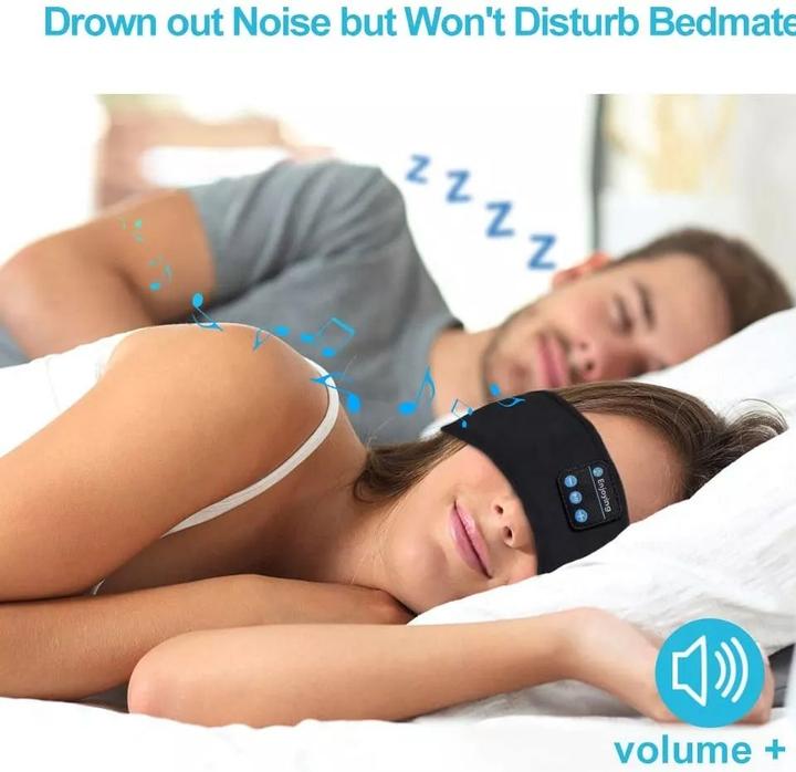 Image du produit Cbx Bandeau Bluetooth avec écouteurs, écouteurs de sommeil sans fil Noir (10 h, Sans fil)