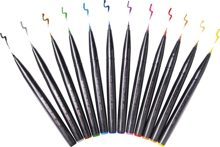 Immagine prodotto Pentel Penna a pennello Sign Pen Brush Artist (Verde, 1 x)