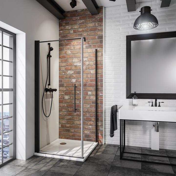 Image du produit Schulte Black Style (80 cm, 80 cm, 192 cm)