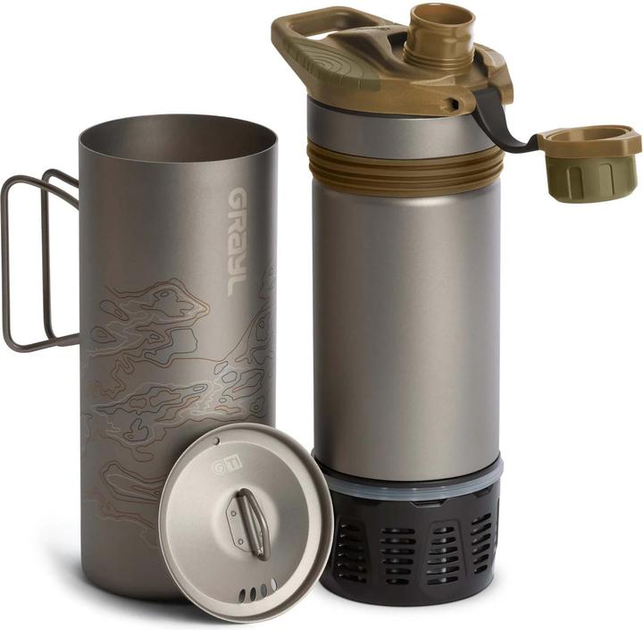 Actual product image Grayl GeoPress Purifier Titanium