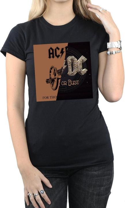 Produktbild AC/DC Rock or Bust For Those About Splice TShirt aus Baumwolle (M)