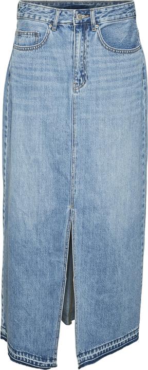 Vero Moda VMZAYLA HR SLIT LONG DNM SKIRT LI3101 Jeansrock (XS)