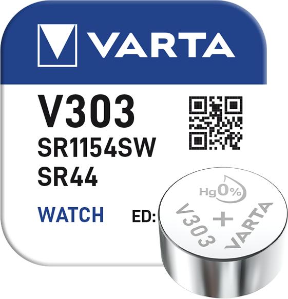 Produktbild Varta V303 (1 Stk., SR44, 160 mAh)