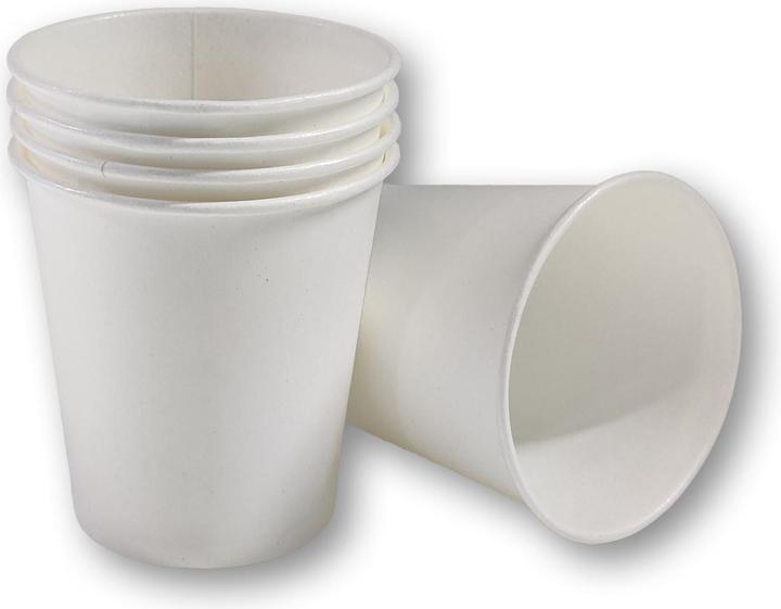Actual product image TeCup Pappbecher, Trinkbecher, Heissgetränk, Kaffeebecher 8 oz (240 ml) (100 x)