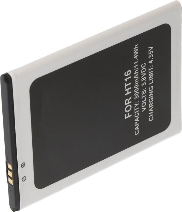 Actual product image XCell Li-Ion battery fits HomTom HT16 Pro 3000mAh 3.8V 58.0 x 79.2 x 4.8mm (1 pcs., 3000 mAh, Battery + charger)