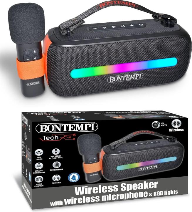 Actual product image Bontempi Wireless speaker with microphone 140W