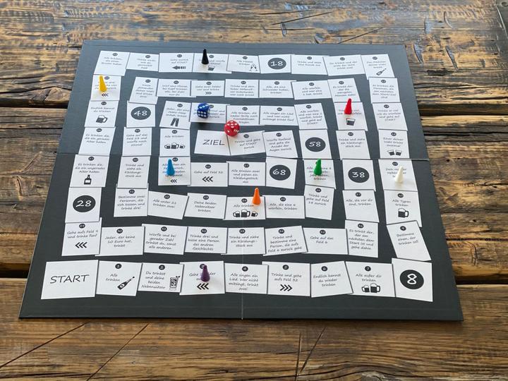 Actual product image Trinkspielesammlung The great drinking game collection (German)