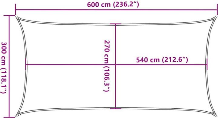 Actual product image VidaXL Awning (3 x 6 m)