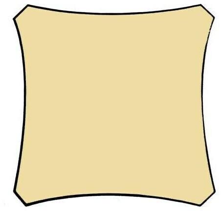 Produktbild Perel Sonnensegel wasserdurchlässig (500 x 500 cm)