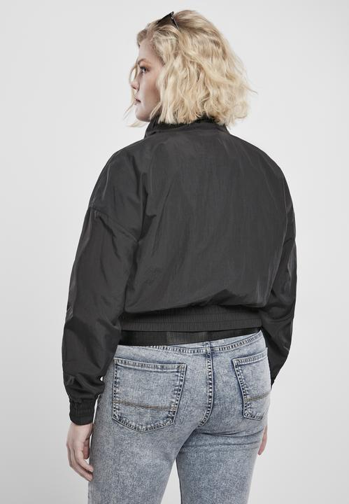 Actual product image Urban Classics Ladies Cropped Crinkle Nylon Pull Over Jacket (XXL)
