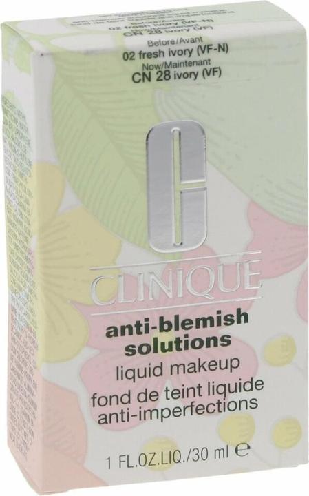 Actual product image Clinique Anti-Blemish Solutions Liquid Makeu (02 - Fresh Ivory)