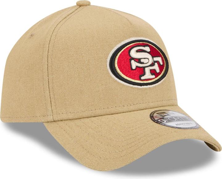 Actual product image New Era A-Frame Trucker Canvas Cap San Francisco 49ers beige (One size)