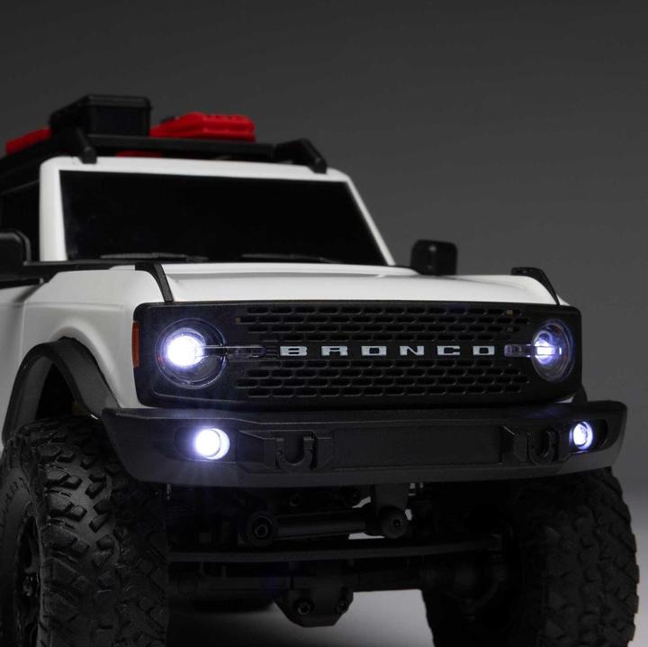 Actual product image Axial Rock Crawler SCX24 Ford Bronco, Weiss RTR, 1:24 (RTR Ready-to-Run)