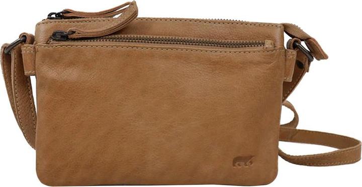 Actual product image Bear Rock Bear Design Small Crossbodybag / Shoulder Bag Ladies - Leather - Maithe - Beige