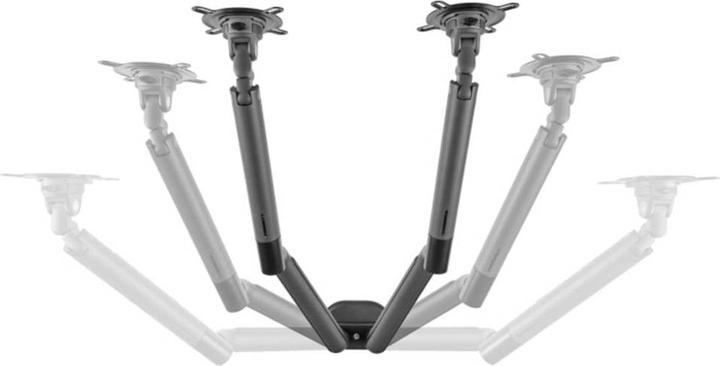 Actual product image One for All Monitor mount design dual black (Table, 35")