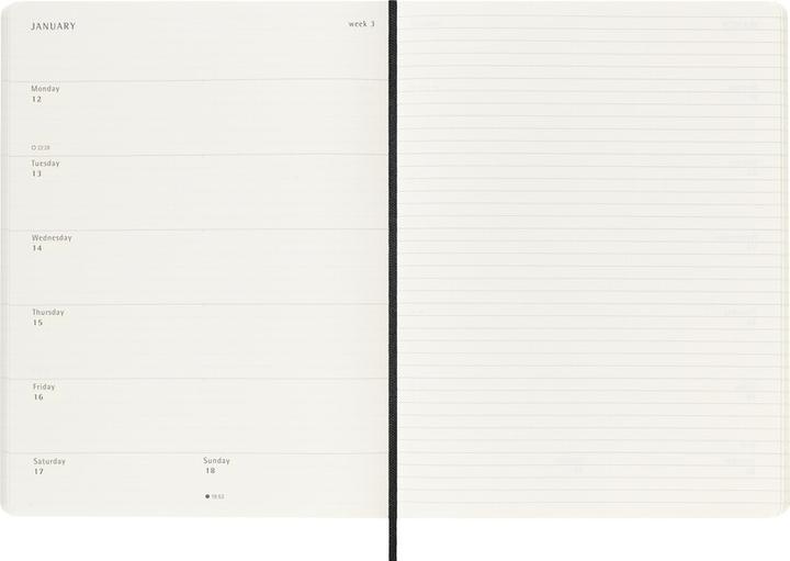 Produktbild Moleskine Geschäftsagenda Weekly (19 x 25 cm, Englisch)