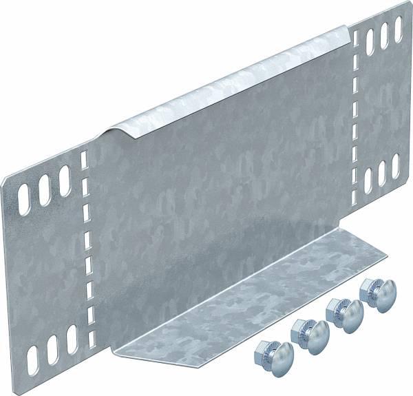 Actual product image OBO Bettermann OBO RWEB 160 FS reducing angle/ end termination for cable tray 110x600, St, FS (Cable hole, 11 cm)