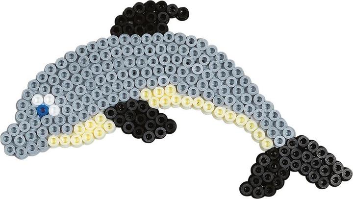Produktbild Hama Perlen Stiftplatten Delfin - Seepferd - Frosch - Drache