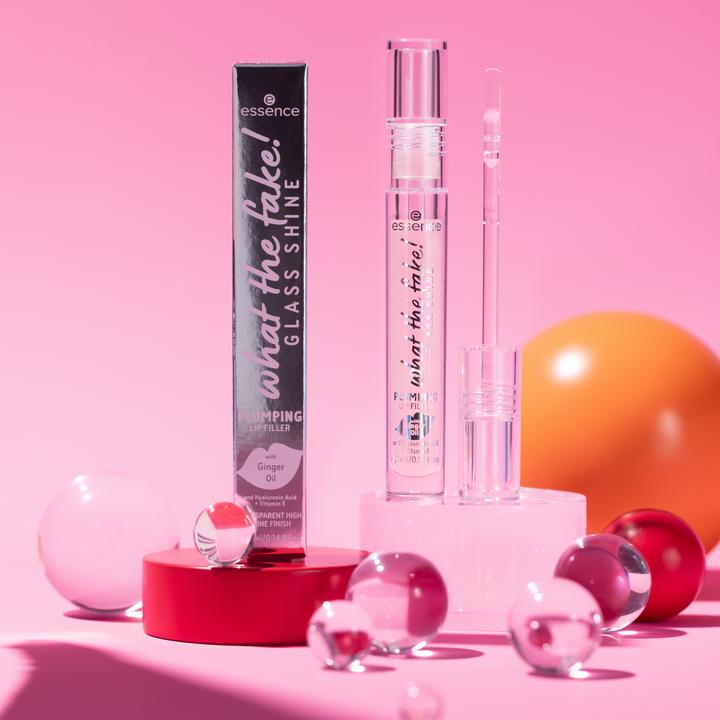 Image du produit essence what the fake! GLASS SHINE PLUMPING LIP FILLER repulpeur lèvres (01 Oh So Glassy)