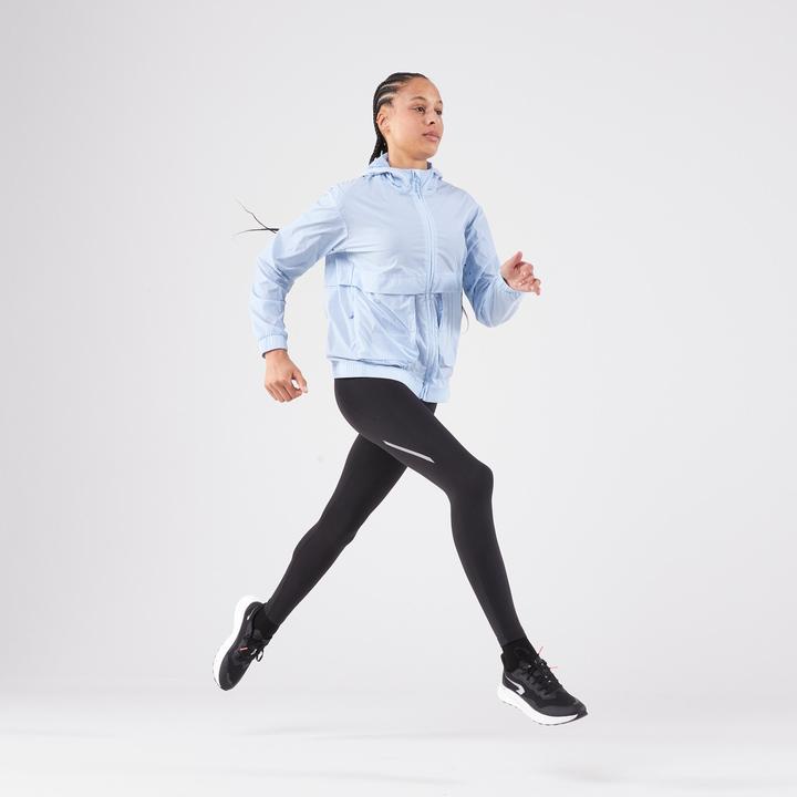 Produktbild Kiprun Lauftights lang Damen - Run 500 Warm schwarz (W26/L30)