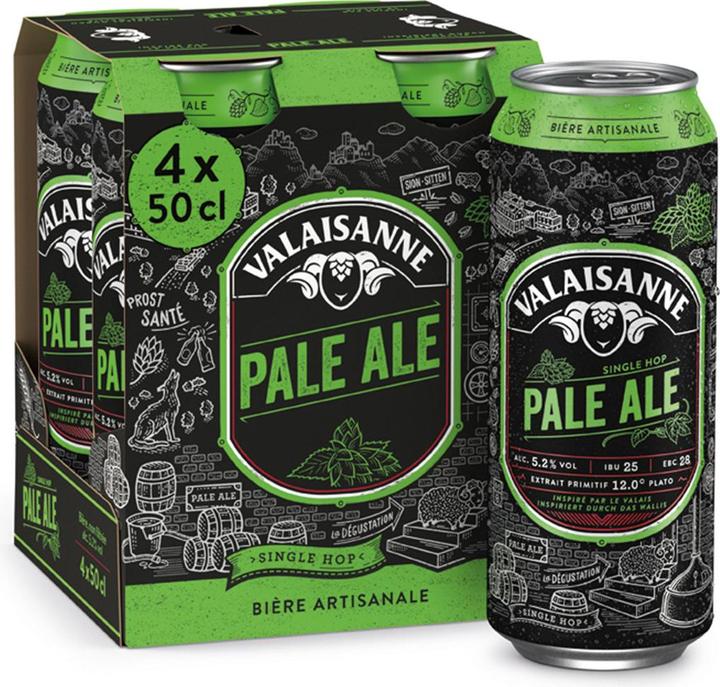 Immagine prodotto Valaisanne Pale Ale Birra (4 x 50 cl)