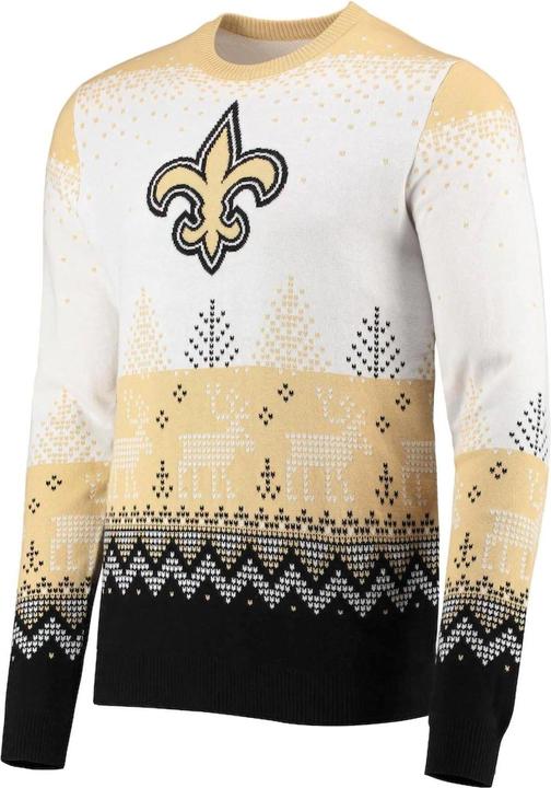 Produktbild Foco NFL Ugly Sweater XMAS Strick Pullover New Orleans Saints XXL (XXL)