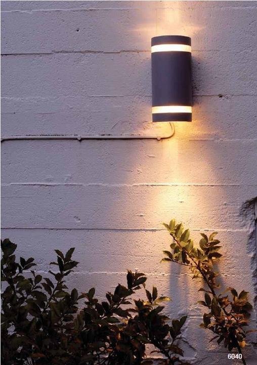 Produktbild Lutec Focus Wandleuchte 2fach GU10 2700 K 2x35W IP44 Anthrazit (GU10)