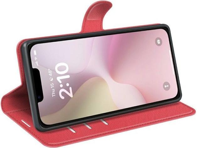 Produktbild MU Classic Litchi Leder Bookcover Series (Apple iPhone 16e)